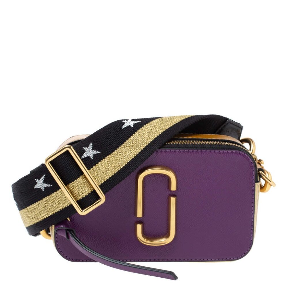 Marc Jacobs Leather Snapshot Camera Crossbody Bag Y2K